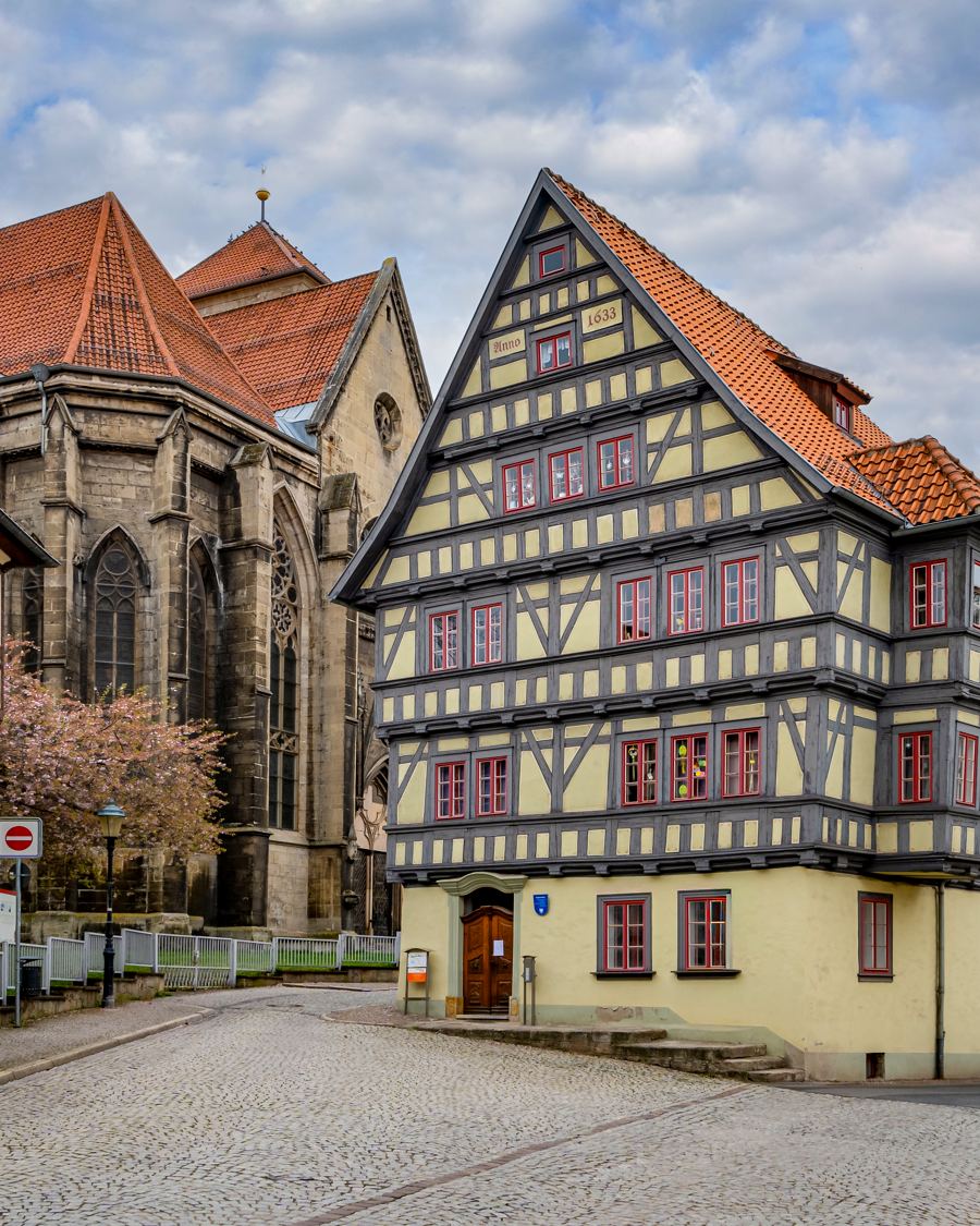 Fachwerkhäuser in der Arnstädter Altstadt